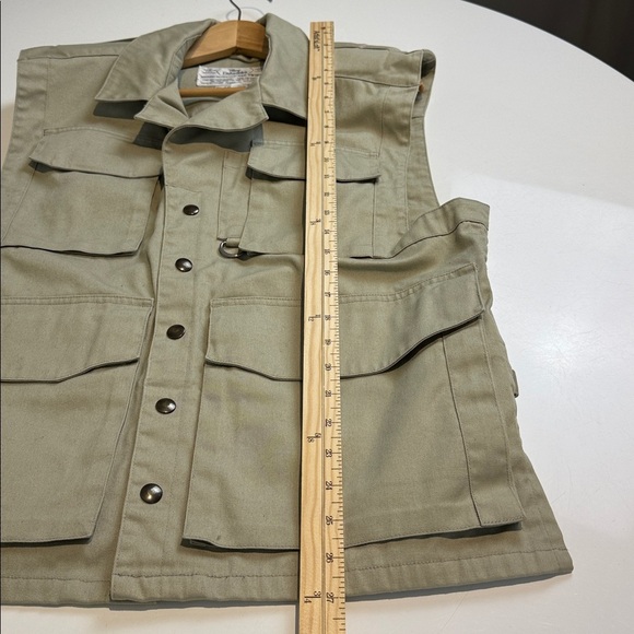 Vintage Tilley Khaki Utility Vest Size Large - Picture 6 of 7